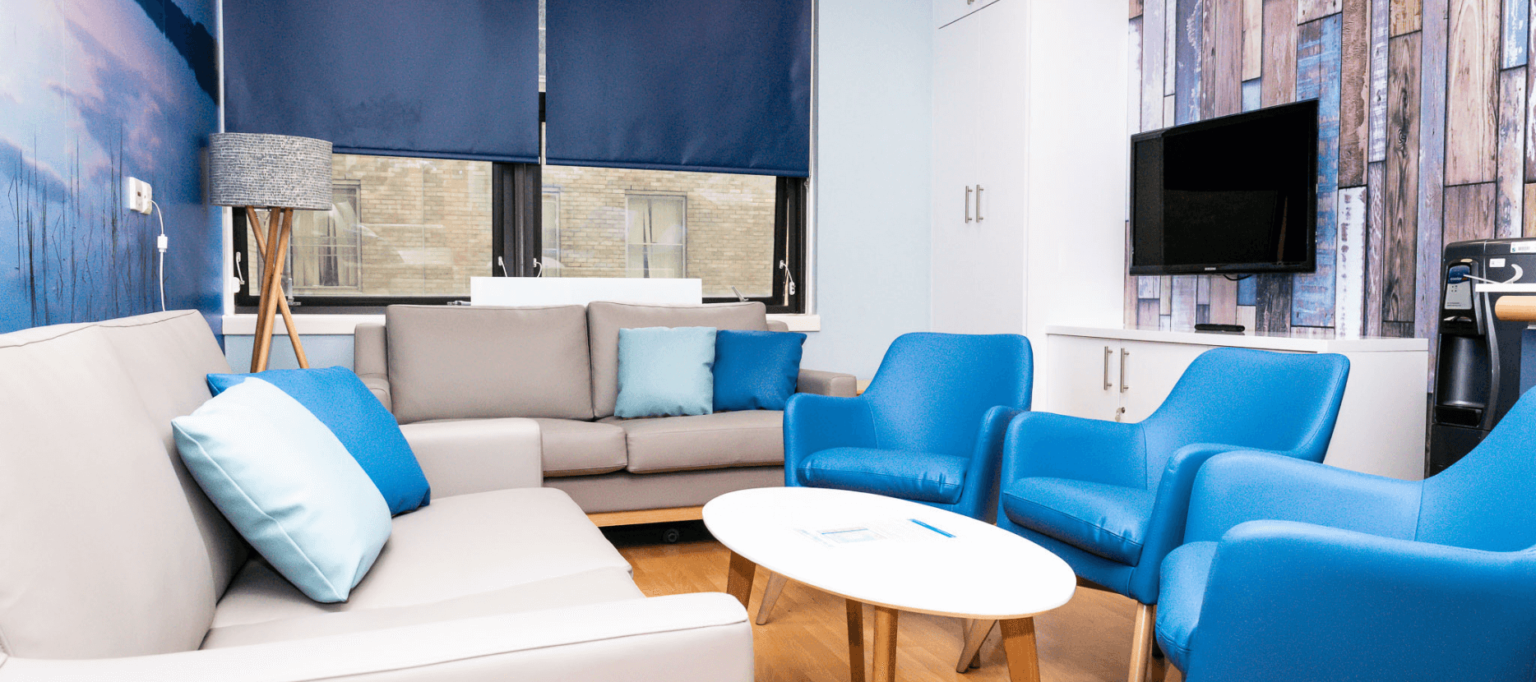 COVID Chronicles – Addenbrookes Staff Wellness Room - Grosvenor Interiors