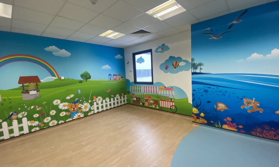 Children's play room at Walsall Hospital