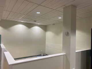 Weymouth UTC children’s waiting area before refurbishment, prior to new healthcare artwork and design improvements.